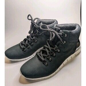 Cole Haan Grand OS Waterproof Black Hiker Sneaker Boots Women’s Size 9 Zerogrand